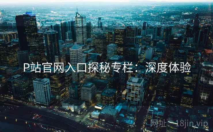 P站官网入口探秘专栏：深度体验